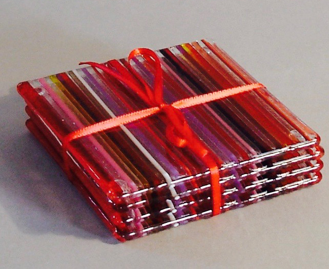 Sets of Coasters in red